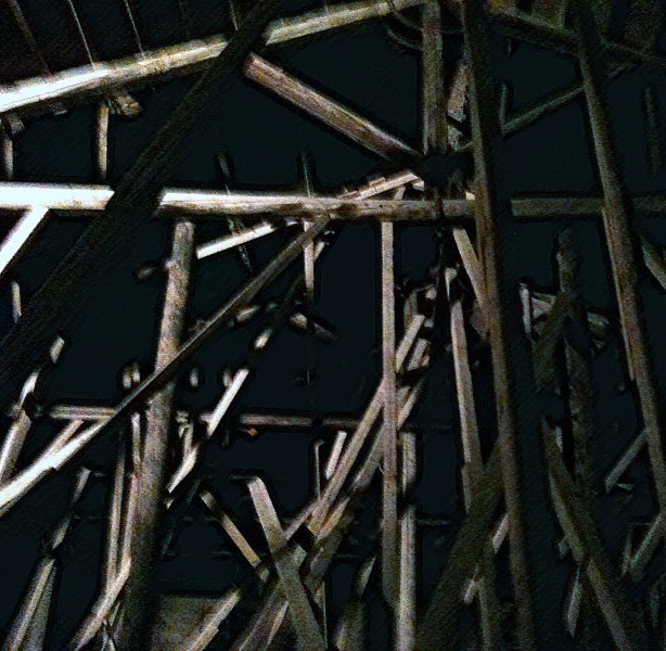 photo 3 Quadrat colourd pencil